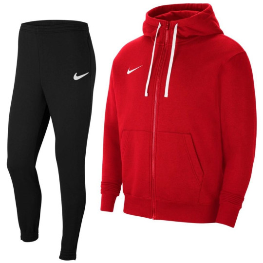 Nike Park 20 Fleece Full-Zip Trainingspak Rood Zwart