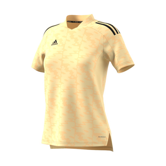 adidas Condivo 21 Primeblue Voetbalshirt Dames Oranje Zwart