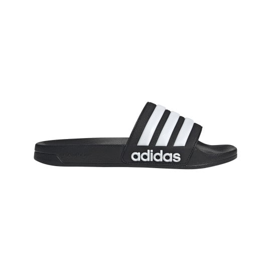 adidas Adilette Voetbal Slippers Zwart Wit