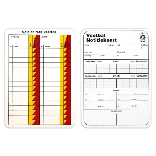 KNVB Note Cards (50 pieces) - KNVBshop.nl