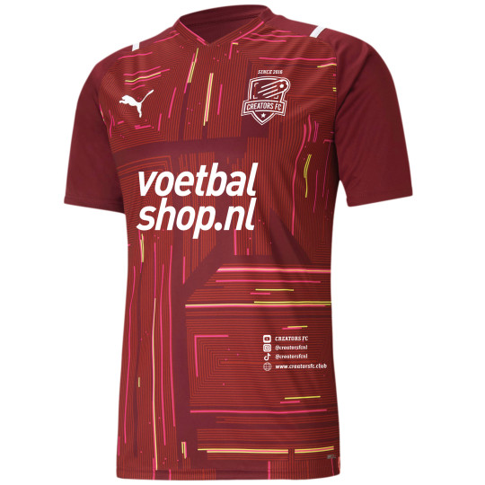PUMA Creators FC Voetbalshirt Kids Bordeauxrood