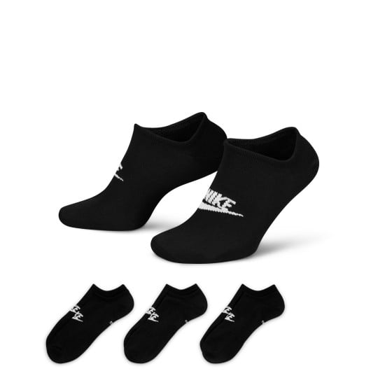 Nike NSW Sneakersokken 3-Pack Zwart Wit
