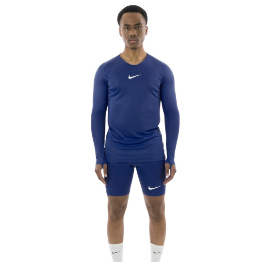 Nike Dri-Fit Park Trainingsset Lange Mouwen Donkerblauw Wit