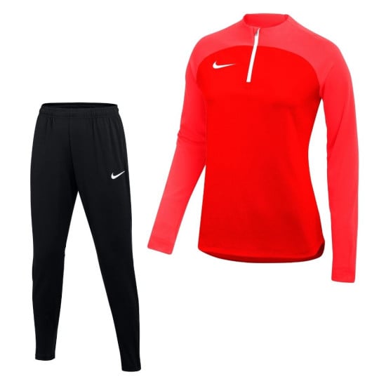 Nike Academy Pro Trainingspak Dames Felrood Zwart
