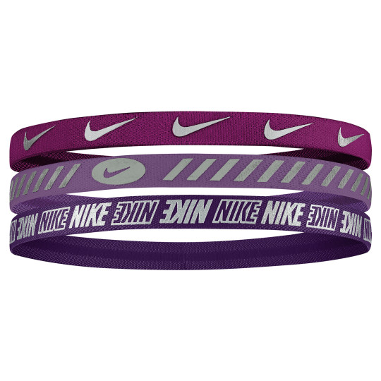 Nike Haarbanden 3.0 Dames 3-Pack Metallic Roze