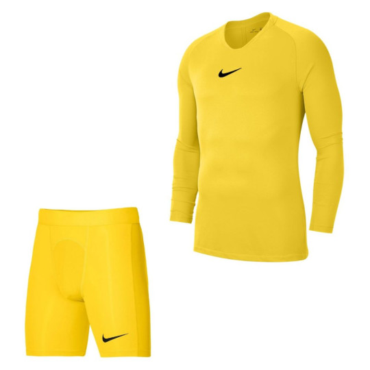 Kit d'entraînement Nike Park Dri-FIT jaune noir