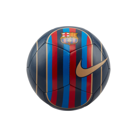 Nike FC Barcelona Skills Mini Voetbal Donkerblauw Rood