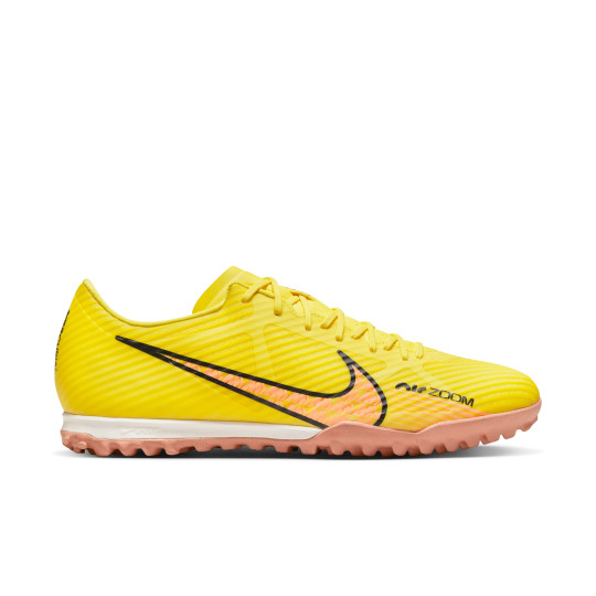 Nike Zoom Mercurial Vapor 15 Academy Turf Voetbalschoenen (TF) Geel Oranje Wit