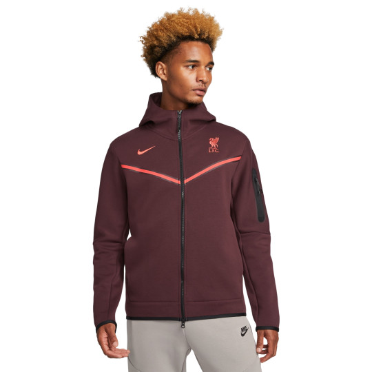 Nike Liverpool Tech Fleece Vest 2022-2023 Bordeauxrood Felrood
