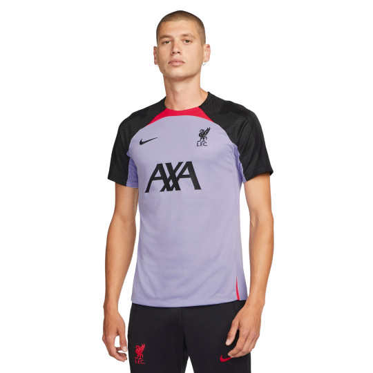 Nike Liverpool Strike Trainingsshirt 2022-2023 Paars Rood Zwart