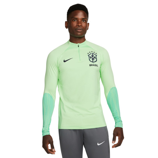 Nike Brazilië Strike Trainingstrui 2022-2024 Groen Donkerblauw