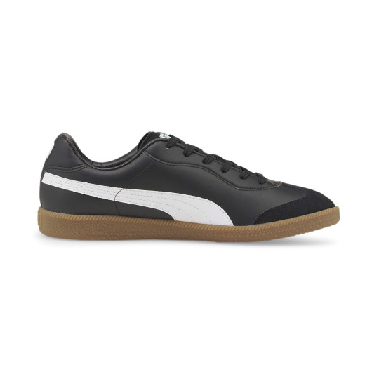 PUMA King 21 Chaussures de Foot en Salle (IN) Noir Blanc