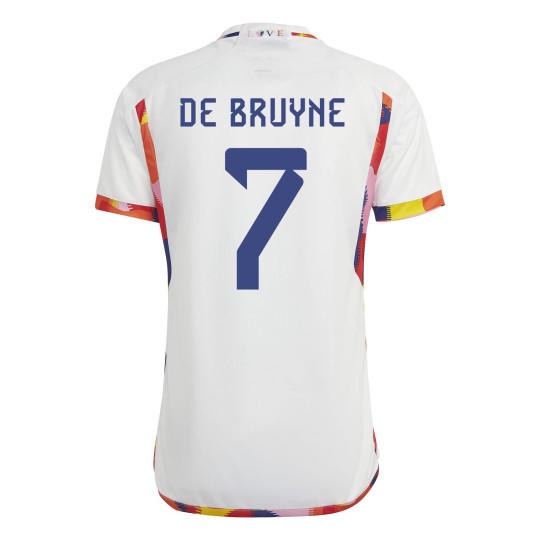 adidas België De Bruyne 7 Uitshirt 2022-2024