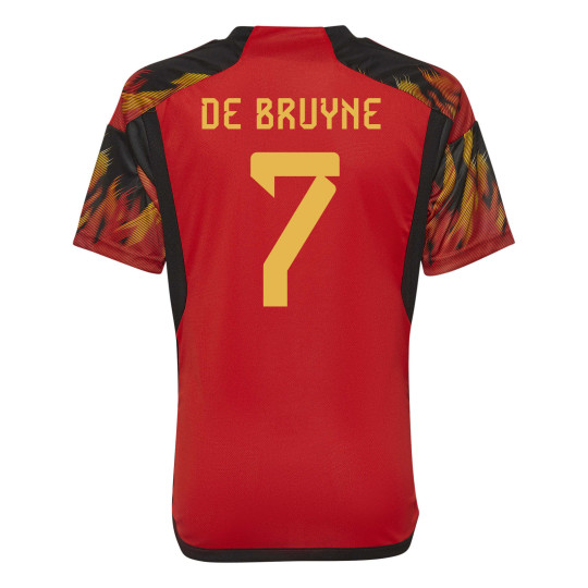 adidas België De Bruyne 7 Thuisshirt 2022-2024 Kids