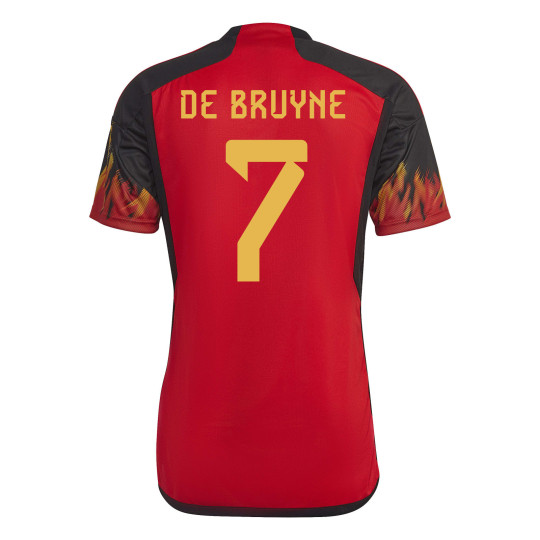 adidas België De Bruyne 7 Thuisshirt 2022-2024