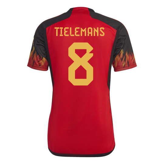 adidas België Tielemans 8 Thuisshirt 2022-2024