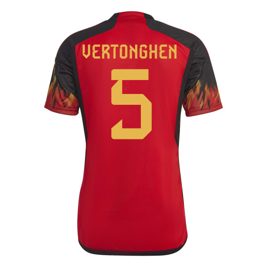 adidas België Vertonghen 5 Thuisshirt 2022-2024