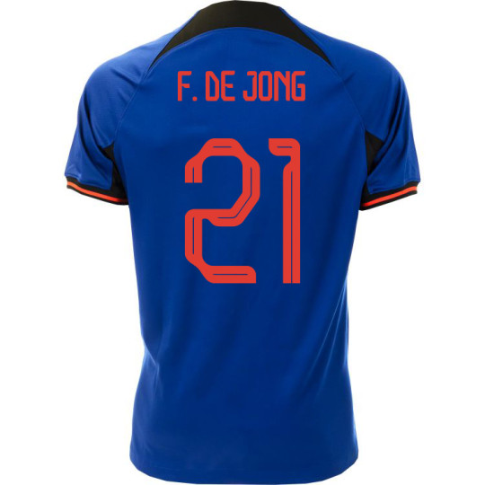 Nike Netherlands F. de Jong 21 Away Jersey 2022-2024