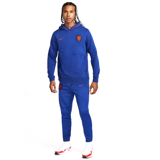 Nike Netherlands Travel Fleece Tracksuit 2022-2024 Blue Red