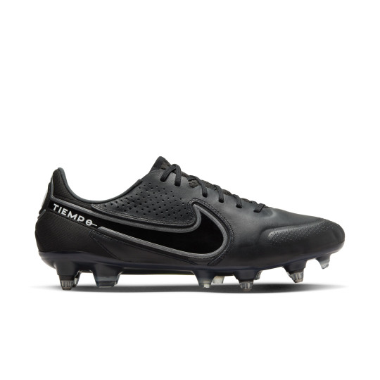 Nike Tiempo Legend Elite 9 Iron-stud Football Shoes (SG) Anti-Clog Black Grey Blue