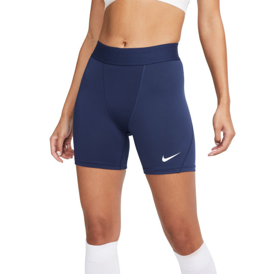 Pantalon coulissant Nike Pro Dri-Fit Strike pour femme bleu foncé blanc