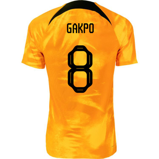 Nike Netherlands Gakpo 8 Vapor Match Home Jersey 2021-2024