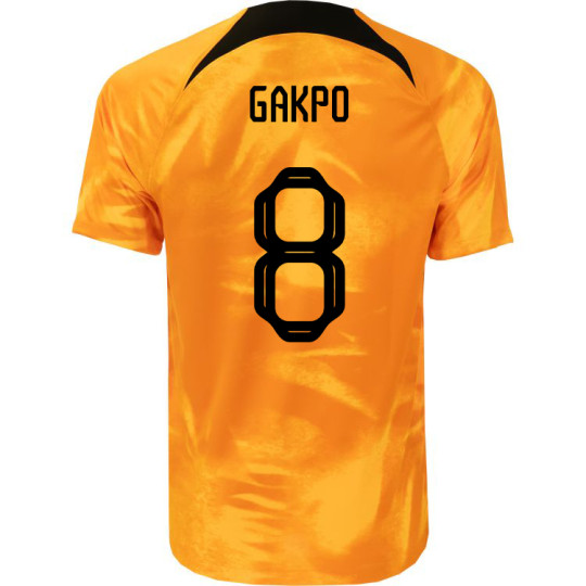 Nike Netherlands Gakpo 8 Home Jersey 2021-2024 Kids