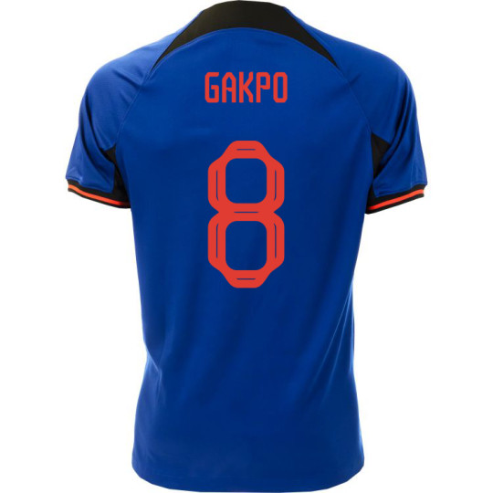 Nike Netherlands Gakpo 8 Away Jersey 2021-2024 Kids