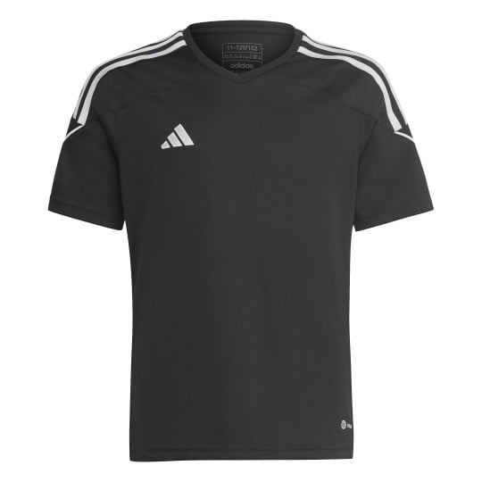 adidas Tiro 23 League Voetbalshirt Kids Zwart Wit