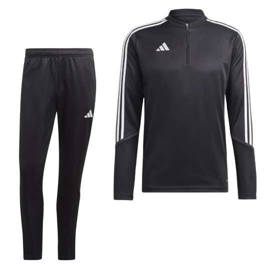 adidas Tiro 23 Club 1/4-Zip Trainingspak Zwart Wit