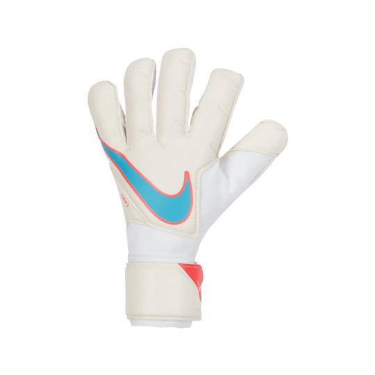 Nike Grip 3 Keepershandschoenen Wit Blauw Rood
