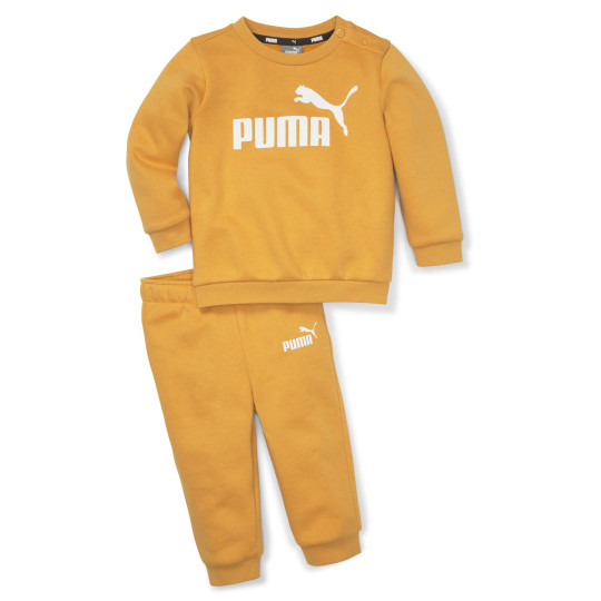 PUMA Minicats Essentials Crew Joggingpak Baby / Peuters Geel Wit