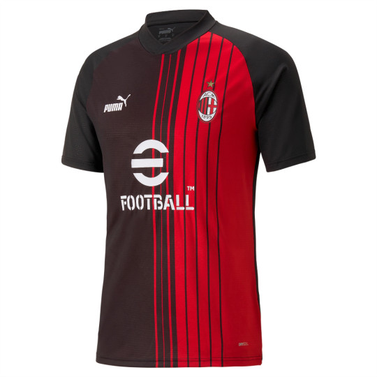 PUMA AC Milan Pre-Match Trainingsshirt 2022-2023 Zwart Rood
