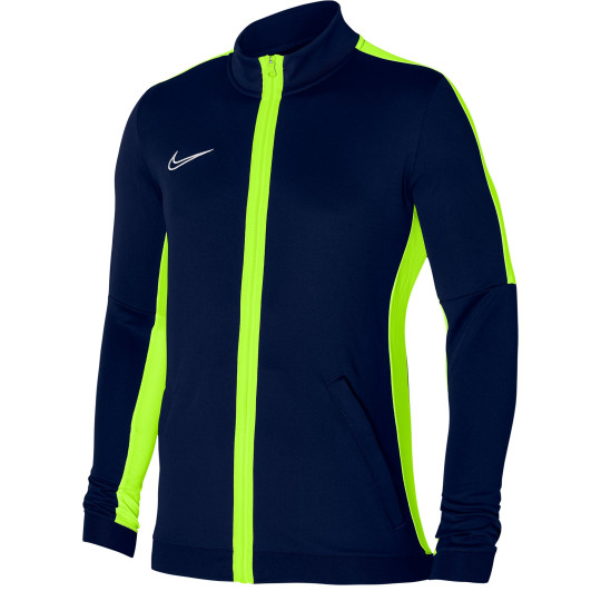 Nike Dri-FIT Academy 23 Trainingsjack Donkerblauw Geel Wit