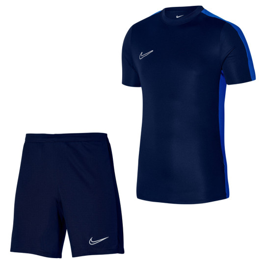 Nike Dri-FIT Academy 23 Trainingsset Kids Donkerblauw Blauw Wit