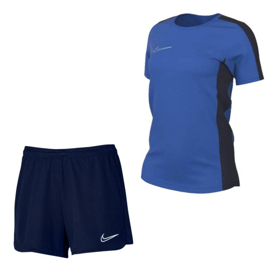 Nike Dri-FIT Academy 23 Trainingsset Dames Blauw Donkerblauw Wit