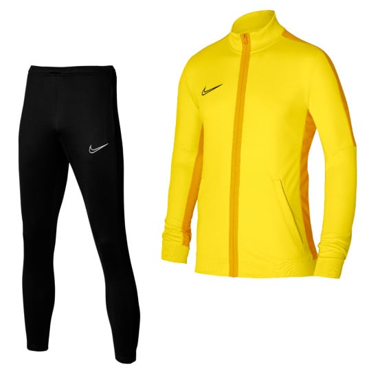Nike Dri-Fit Academy 23 Full-Zip Tracksuit Kids Yellow Gold Black