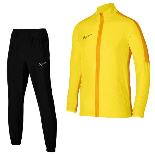 Nike Dri-Fit Academy 23 Full-Zip Tracksuit Woven Yellow Gold Black