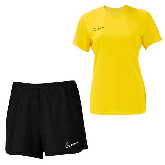 Nike Dri-FIT Academy 23 Trainingsset Dames Geel Zwart