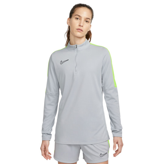Nike Dri-Fit Academy 23 Trainingstrui 1/4-Zip Dames Grijs Geel Zwart