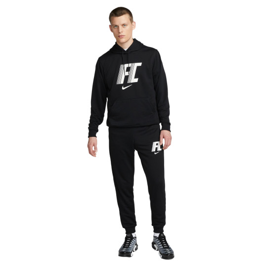 Nike F.C. Trainingspak Fleece Zwart Wit