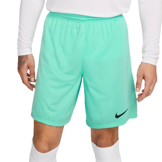 Nike Dry Park III Voetbalbroekje Turquoise Wit