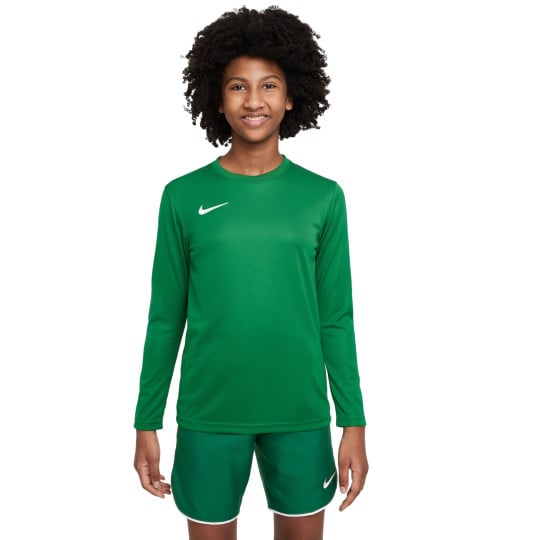 Nike Park VII Maillot de Foot Manches Longues Enfants Vert Blanc