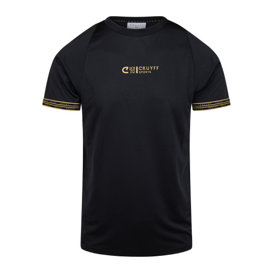 Cruyff Hoof T-Shirt Zwart Goud