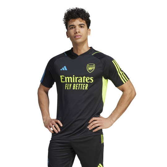 adidas Arsenal Trainingsshirt 2023-2024 Zwart Blauw Geel