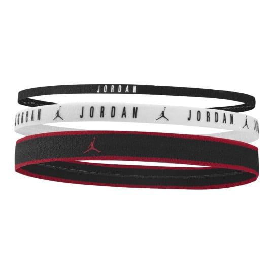 Nike Jordan Haarbanden Gemixt 3-Pack Zwart Wit