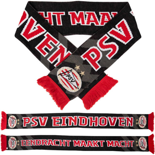 PSV Sjaal EMM Vibes Zwart-Grijs