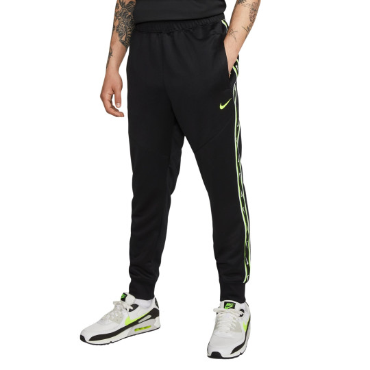Nike Sportswear Repeat Jogger Zwart Lichtgeel