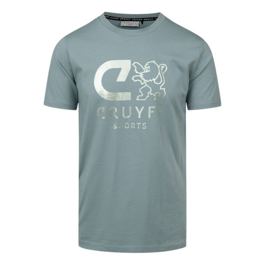 Cruyff Booster T-Shirt Blauwgrijs Zilver