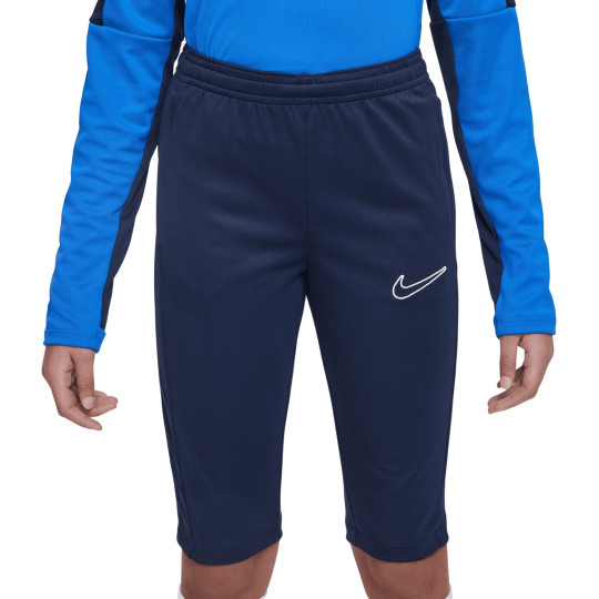 Nike Academy 23 3/4 Pantalon d'Entraînement Enfants Bleu Foncé Blanc